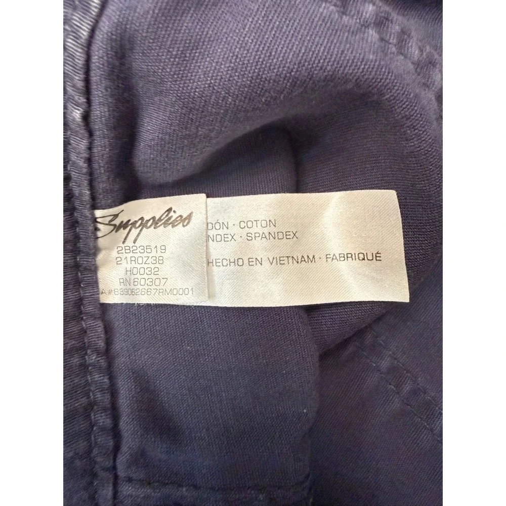 Supplies by Union Bay Womens Navy Blue Utility‎ Cargo Shorts Size 10
